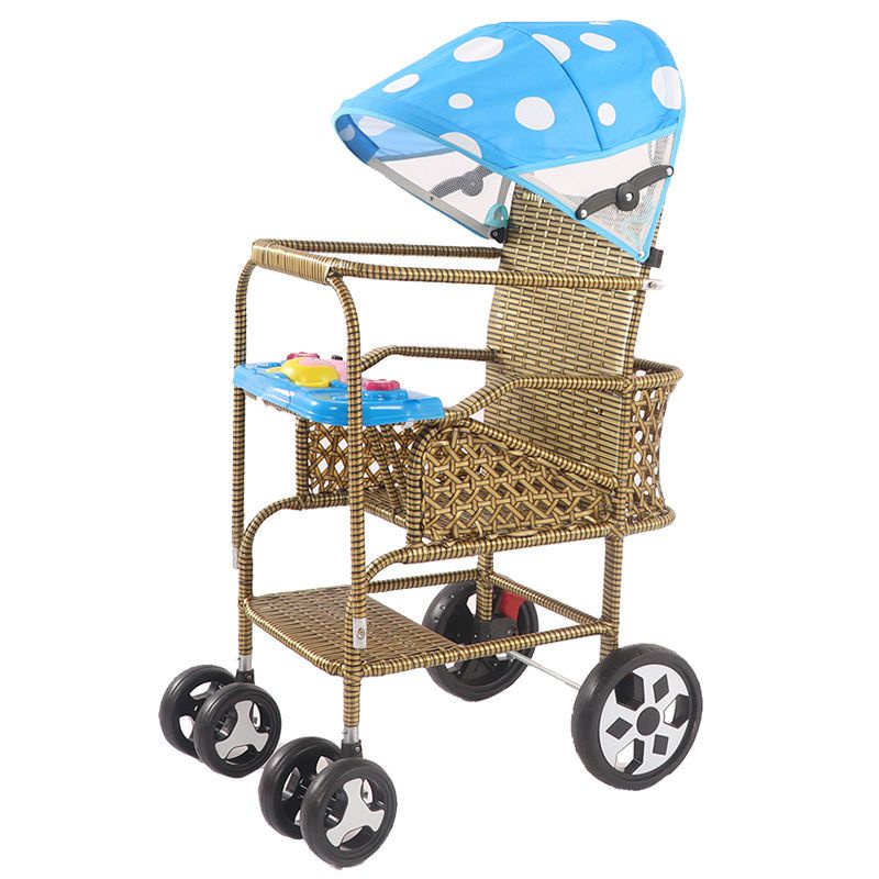 Phụ Kiện Bánh Xe Bằng Mây Cotton Thông Dụng Cho Xe Đẩy Em Bé