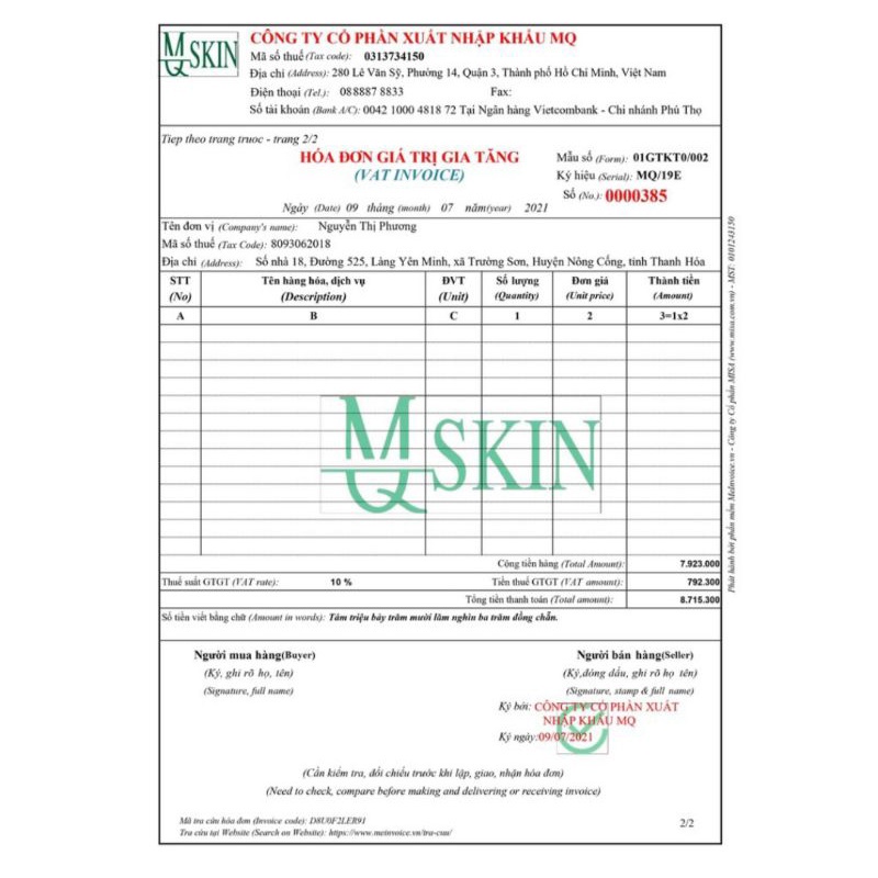 Tái Tạo Da BB Cream MQSKIN Chính Hãng