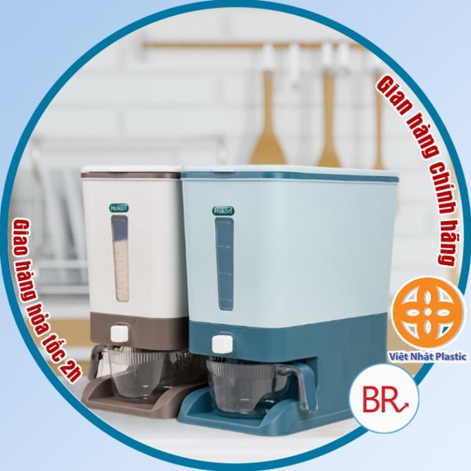 Thùng gạo thông minh 10kg HOKORI Việt Nhật (MS: 5338)