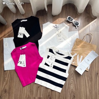 Áo len kiểu ba lỗ croptop xinh tôn dáng hot hit
