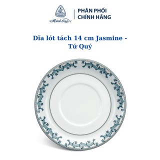 Dĩa lót tách 14cm jasmine tứ quý 041418133 - gốm sứ cao cấp minh long 1
