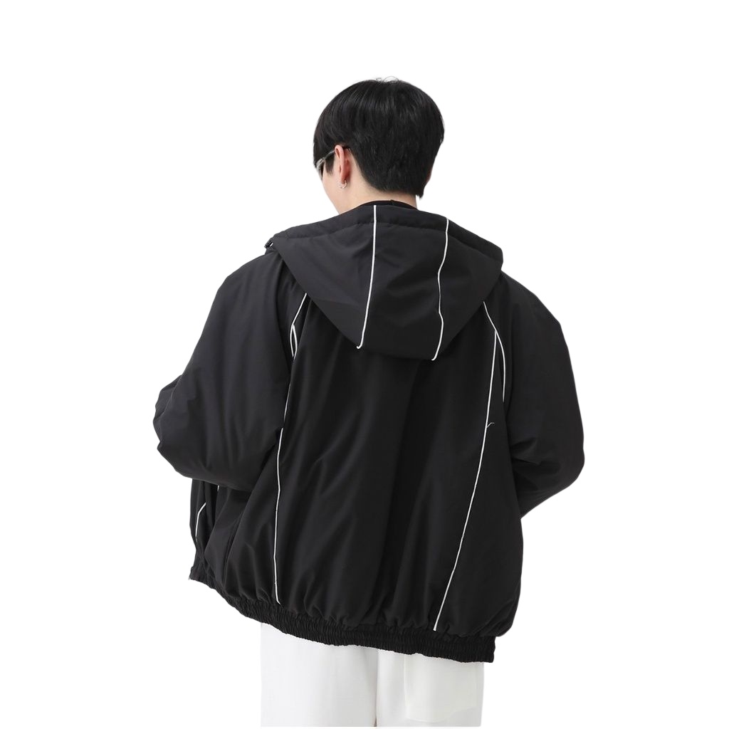 Áo khoác gió hàng Chính Hãng đôi nam nữ 2 lớp unisex chất liệu dù cao cấp unisex form rộng brand jacket 576TT