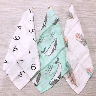 Set 5 khăn sữa sợi tre Boona bamboo.