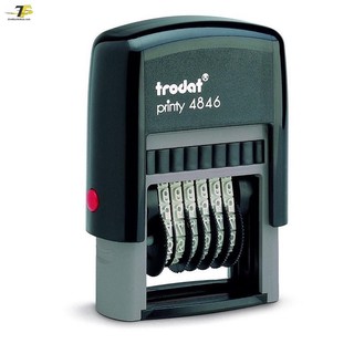 Dấu đóng số liền mực 6 số cao 4mm 4846 trodat number printy