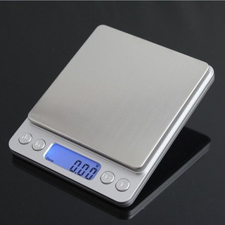 Cân Tiểu Ly Điện Tử Platform 1Kg , Hoặc 3kg (Tặng 2 Khay Nhựa), Cân Điện Tử Mini Inox I-2000