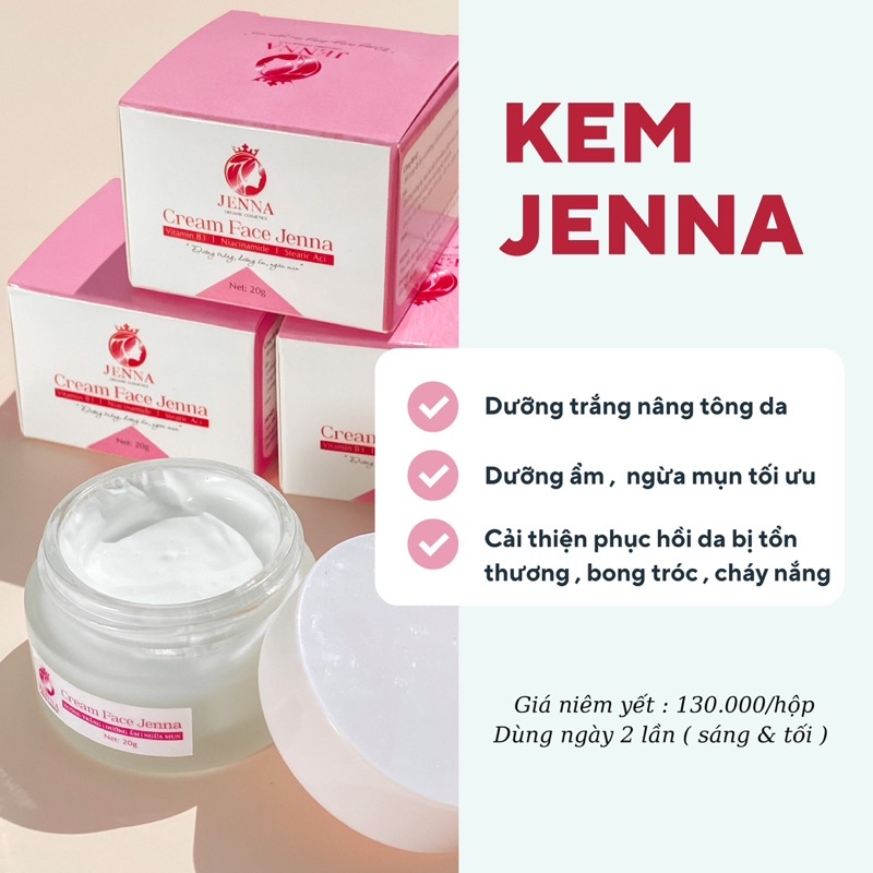 KEM FACE JENNA HÀNG KHÔNG VỎ HỘP