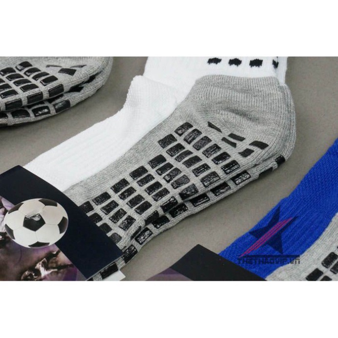 Combo 2 đôi vớ Tất đá bóng  chống trơn ngắn_2 đôi