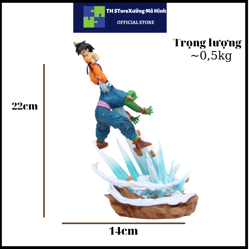 Mô hình Goku với Picolo 22cm Fullbox, Figure Dragon ball mới nhất