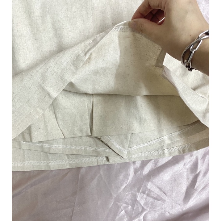 Set áo và chân váy rời Linen
