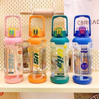 Bình nước chữ z 1800ml tặng kèm sticker