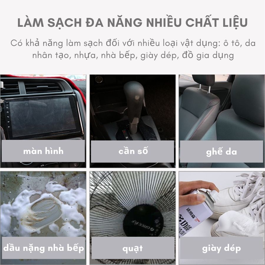 Chai xịt tạo bọt vệ sinh giày William Weir 600ml, vệ sinh nội thất ô tô, nhà bếp, đồ gia dụng, có nắp kết hợp bàn chải