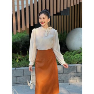 Serene Áo Missa buộc nơ cách điệu kiểu Hàn ( Ảnh độc quyền tại Serene )