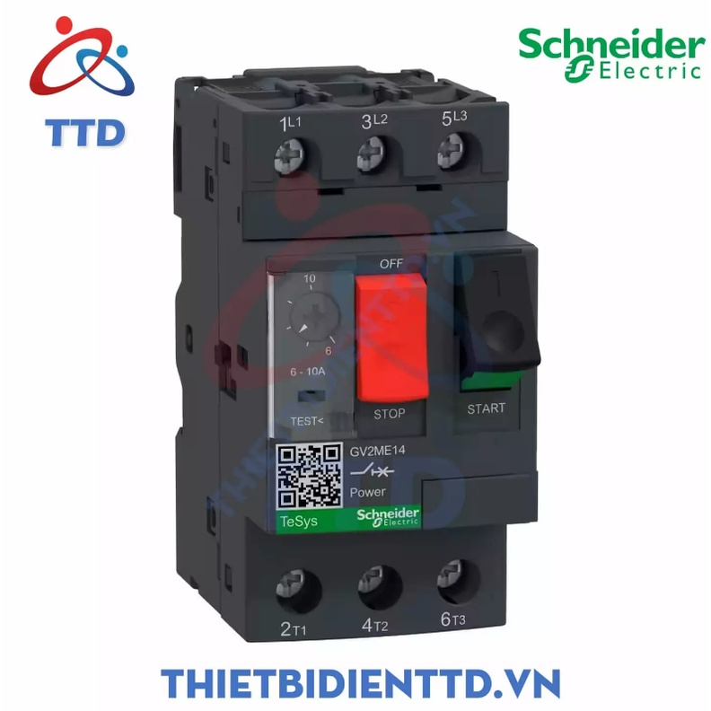 GV2ME14 – Aptomat Motor CB, 690VAC / 6-10A / 3P