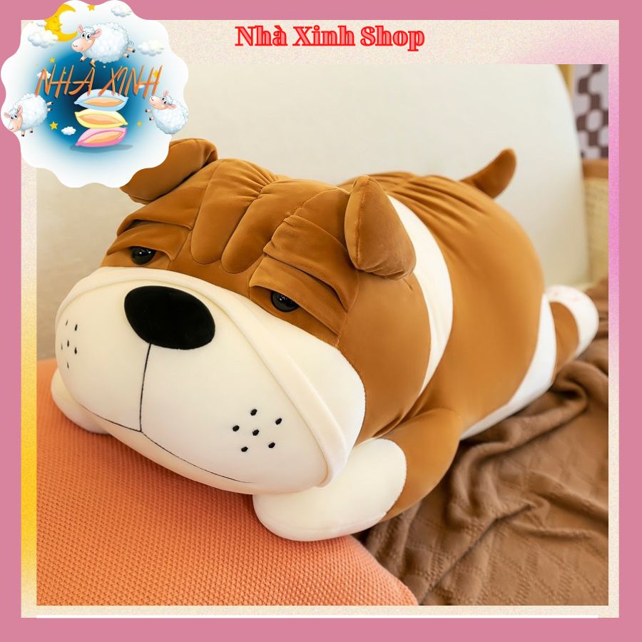 Bộ chăn gối văn phòng 2 in 1 mẫu cún pug mập