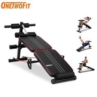  OneTwoFit Ghế tập có thể gập lại Ghế tập bụng đa chức năng Ghế tập bụng Ghế tập bụng cong 