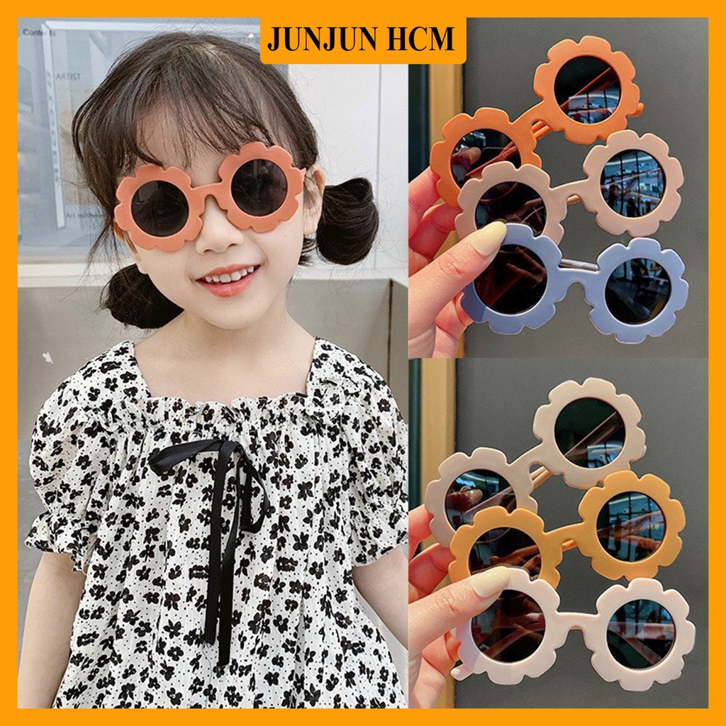 Kính râm trẻ em gọng nhưa, tròng chống chói, chống tia uv dành cho bé từ 1 đến 5 tuổi BEHOA
