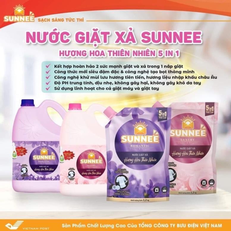 NƯỚC GIẶT XẢ 5in1 SUNNEE