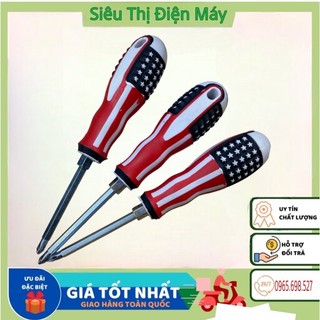 Tua vít bake 2 đầu , tua vít lá cờ mỹ 2 đầu cao cấp - siêu thị điện máy