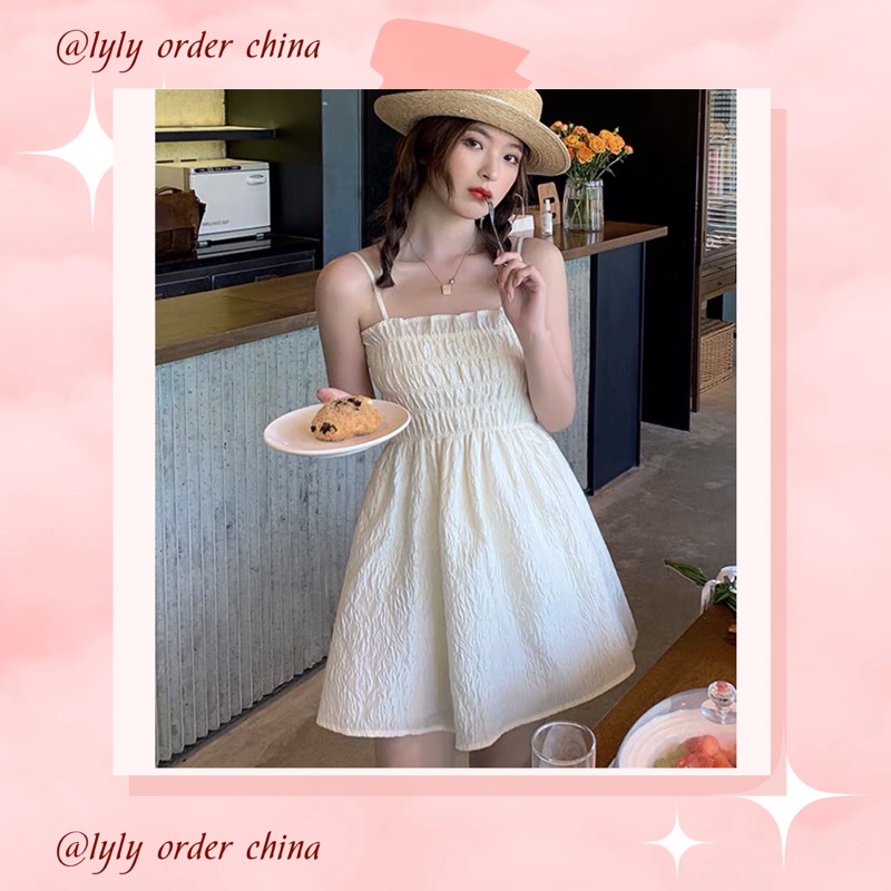(ORDER) Váy Hai Dây Mùa Hè Phong Cách Hợp Đi Biển, Dạo Phố - V039 (ảnh thật ở cuối)