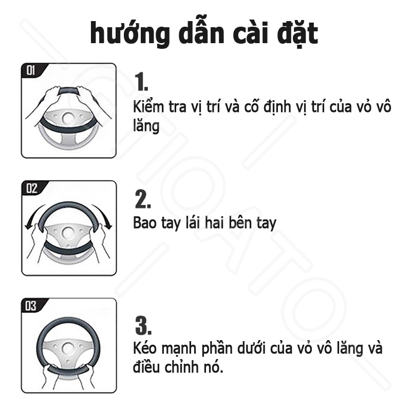 GTIOATO D Hình dạng BọC Vô LăNg Da Bọc Vô Lăng Ô Tô Vô LăNg Xe Ô Tô ỐP Vô LăNg Ô Tô Trang Trí NộI ThấT Ô Tô Phụ KiệN Xe HơI Cho Volkswagen Tiguan Beetle Polo Teramont Scirocco Santana Passat Jetta TCross Touareg