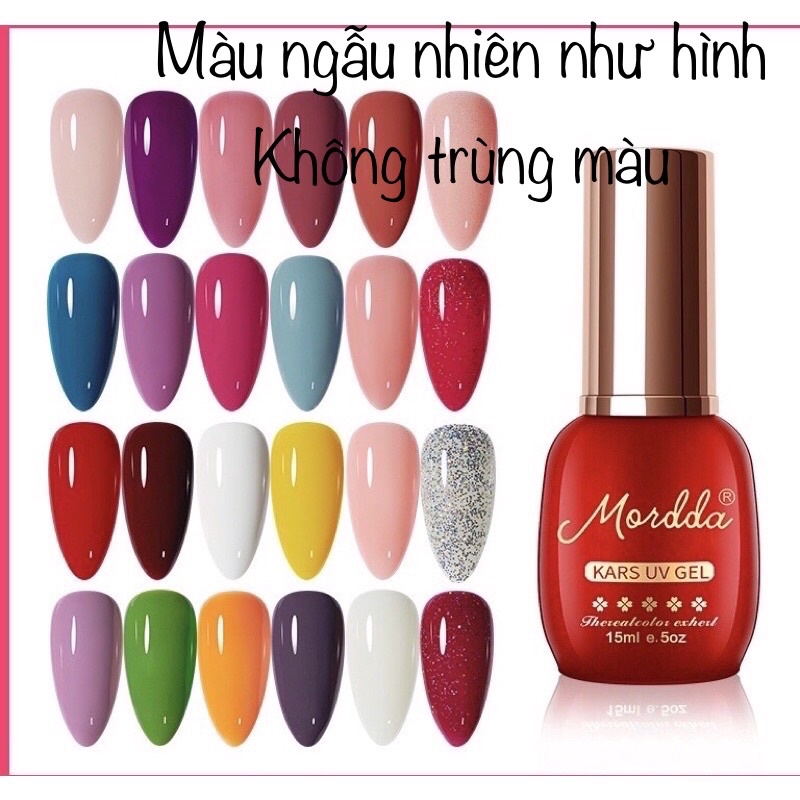 (xả kho - Bảng 1) Sơn Gel móng tay cao cấp MORDDA 15ml