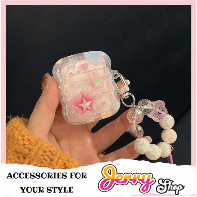 Vỏ Đựng Ốp Case Airpods Hai Ngôi Sao Chống Va Đập Bám Bụi 1/2,3,Pro,Pro2 - Jerry Shop