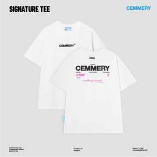 Áo thun tay lỡ unisex Cemmery, Áo phông nữ form rộng cho cặp đôi vải dày dặn, thoáng mát.