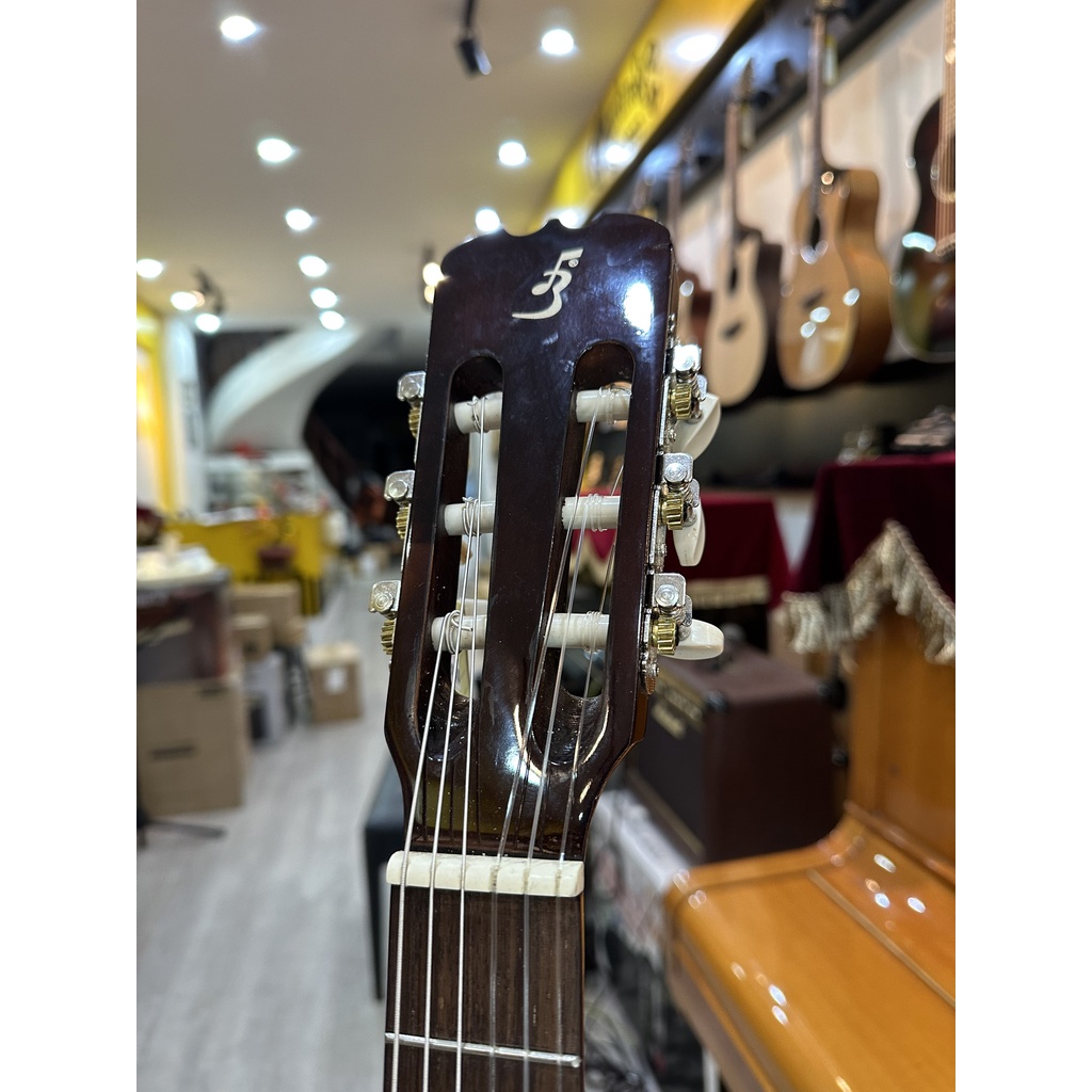 Đàn Guitar Classic Mini Ba Đờn DAM100 | Full gỗ thịt, tặng kèo full phụ kiện (capo,pick,bao đựng)