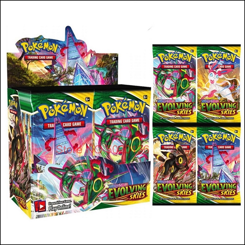 🌟GIÁ SỐC🌟 Hộp Bài Pokemon 36 Gói 360 Thẻ  Lost Origin Silver Tempest Booster Box 36 Pack