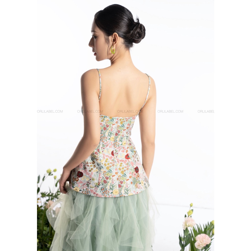 Flower Velvet Shirt - ORLI LABEL