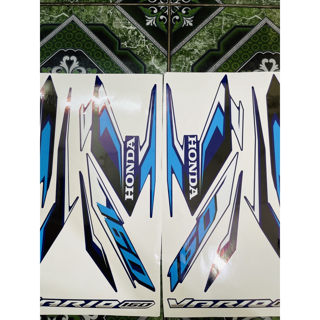 Tem rời Vario 160 - mẫu mới 2023 cho xe xanh