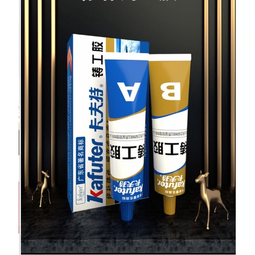 Keo Dán Sắt Siêu Dính Keo AB Chịu Nhiệt Vá Vết Nứt Vết Thủng Loại 100g