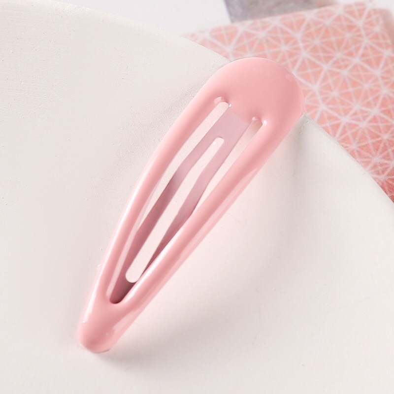 Kẹp tóc trơn nhiều màu sắc cho bé gái