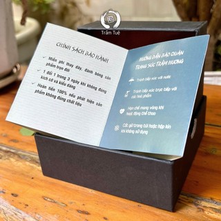 Vòng Trầm Tốc Trầm Tuệ, Hạt Tròn Nhiều Size, Trầm Tự Nhiên Việt Nam, Không Hóa Chất, Không Tẩm Hương