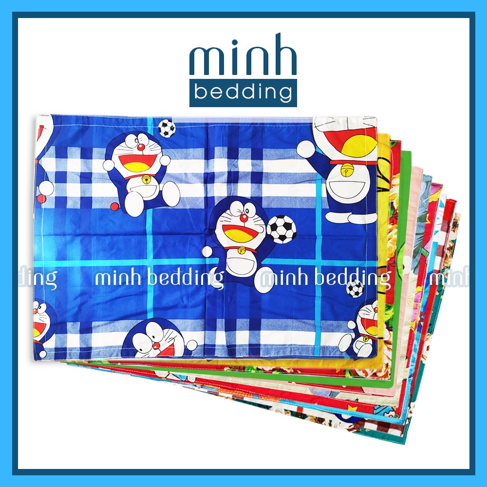 Áo gối cotton poly 40x60cm Minh Bedding không khóa mỏng mát