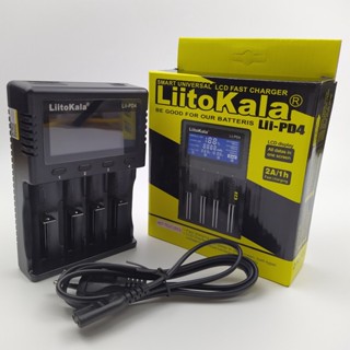 Bộ sạc pin Lii-PD4 thông minh đa năng AA AAA  26650, 21700, 18650, 18490, 17700, 17500, 16340 (RCR123), 14500, 10440