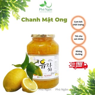 Chanh mật ong hàn quốc, mật ong chanh đào hũ 1kg