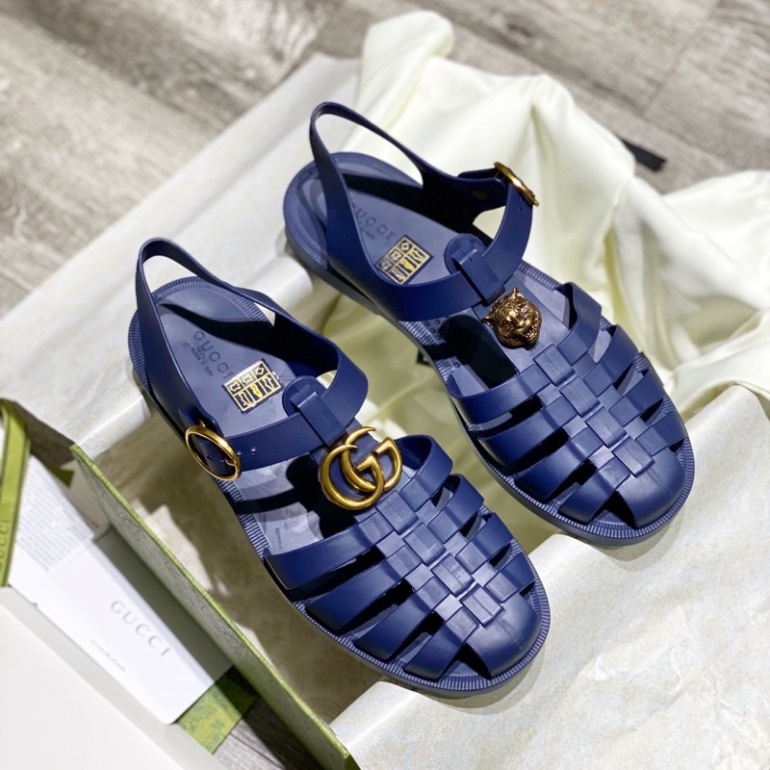 Dép Rọ Nam GC, Dọ Gucci trong suốt đúc nguyên khối siêu bền bản mới đẹp 2023