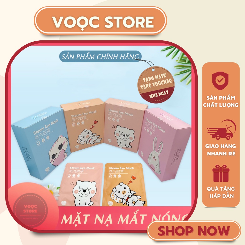 Mặt Nạ Mắt Nóng Thỏ Thư Giãn Giảm Mệt Mỏi Gói 1 Miếng M002