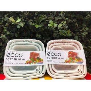 SET 3 BỘ THAU RỔ ECCO ĐA NĂNG
