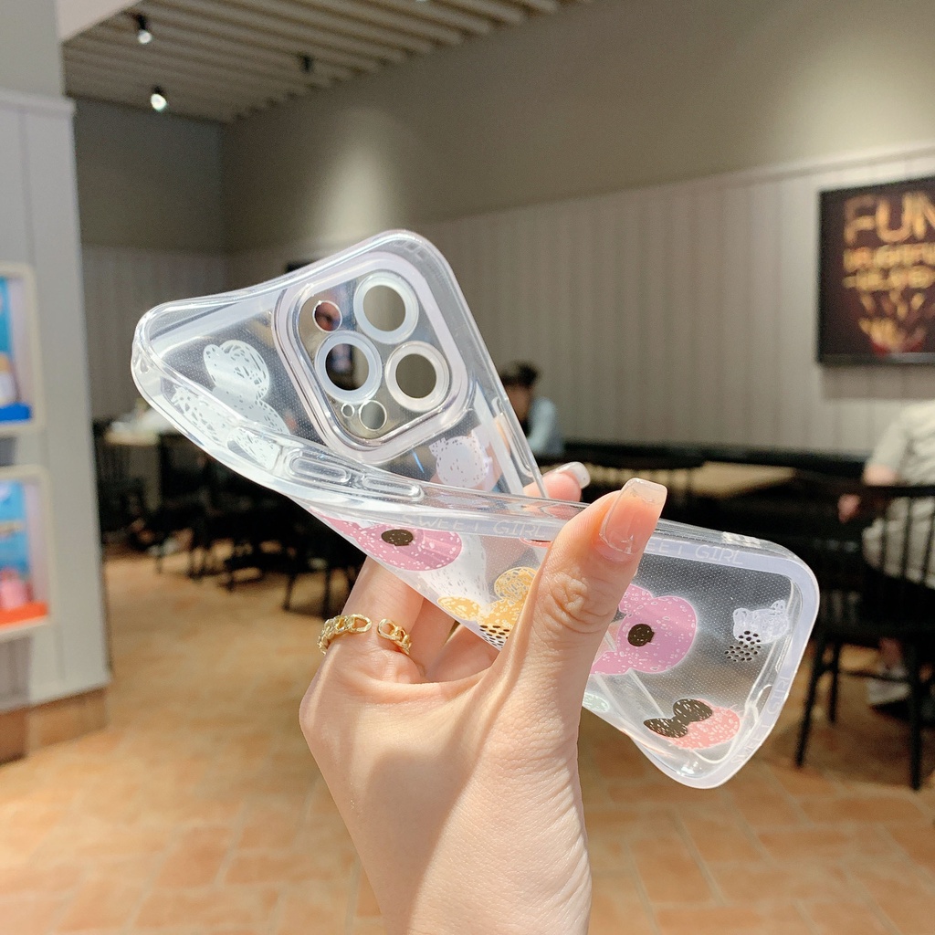 Ốp Lưng Điện Thoại Mềm Dẻo Họa Tiết Dễ Thương Cho Iphone Từ IpX Đến Ip13promax