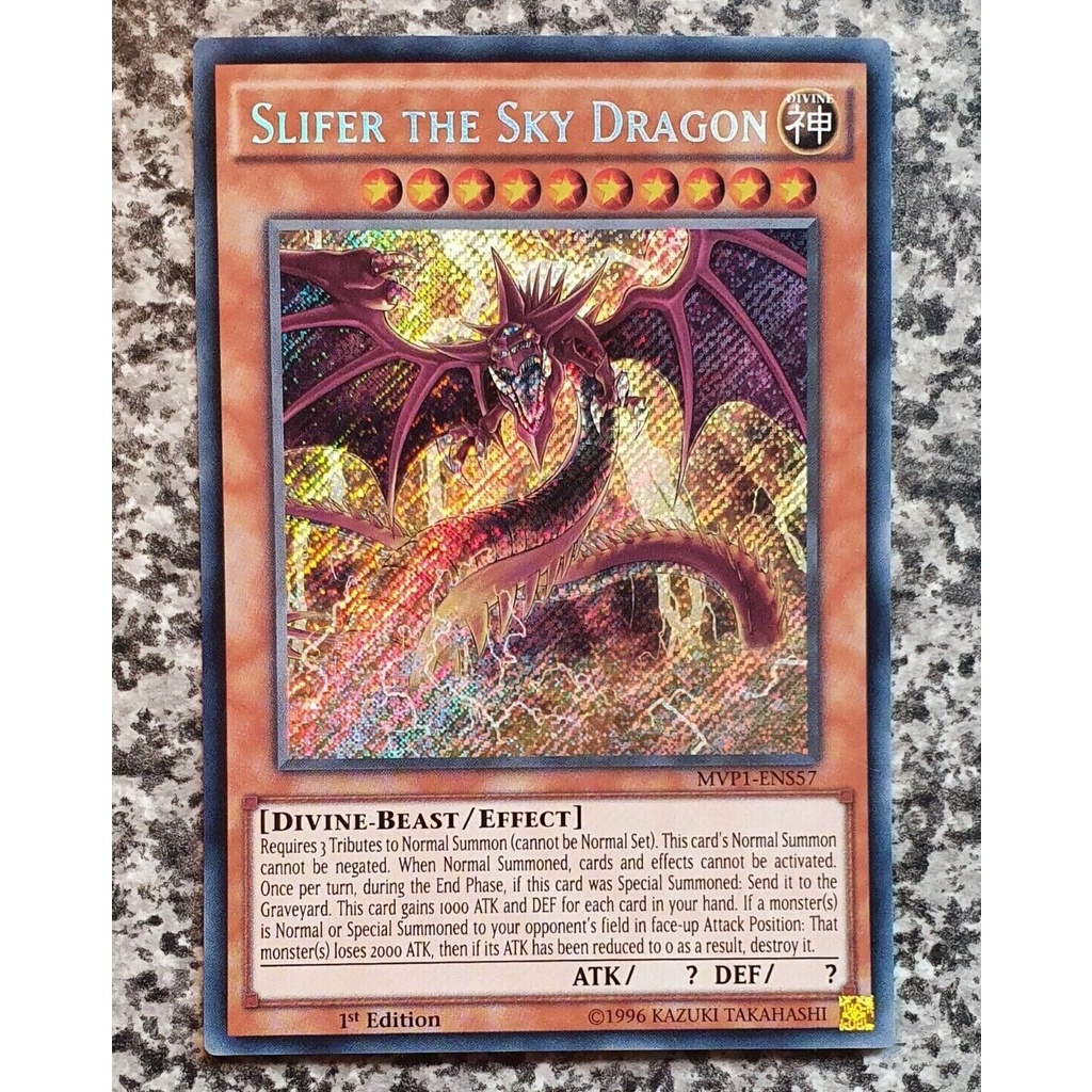 Bài Yugioh - Slifer The Sky Dragon MVP1  # Thiên Không Long Osiris