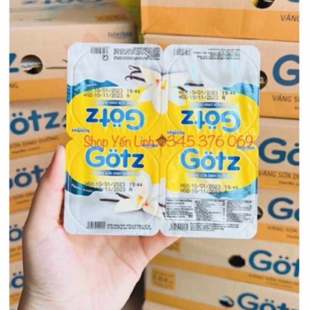 ️Lốc 4 hộp váng sữa Gotz ️date mới nhất T5/2024 #3