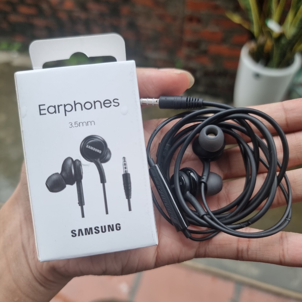 Tai nghe có dây samsung A50, Tai phone jack 3.5 dùng cho samsung xiaomi redmi oppo chống ồn cao - BVP