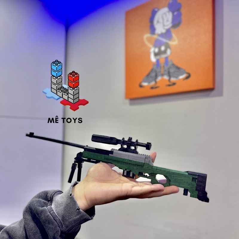 Đồ Chơi Lắp Ráp Mô Hình AK47, VSK94 26-42cm Siêu Ngầu - Mê Toys