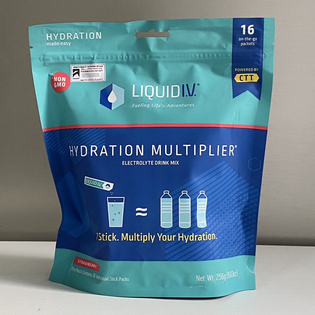Bột điện giải bán chạy nhất thế giới Liquid IV Hydration Multiplier : Made in USA