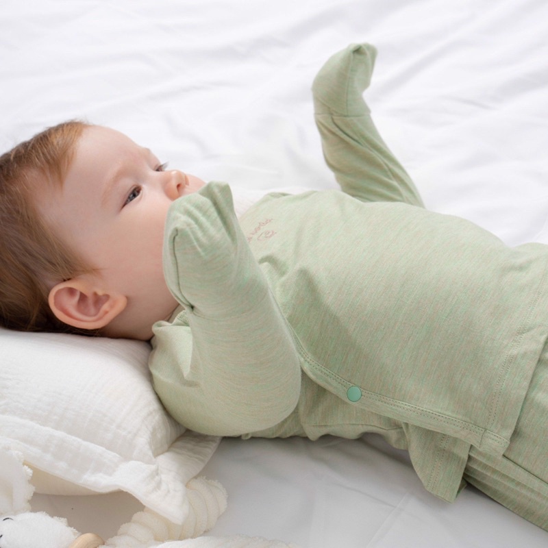 Bubaby-Bộ dài tay cài chéo - Bambus Mella BBB110806