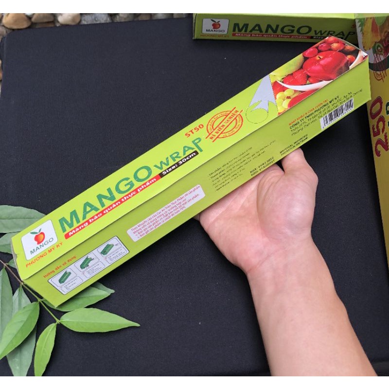 Màng bọc thực phẩm dai dính MANGO ( đủ kích cỡ ) bảo vệ đồ ăn hiệu quả LOẠI NHỎ