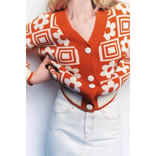 Áo cardigan len zara auth