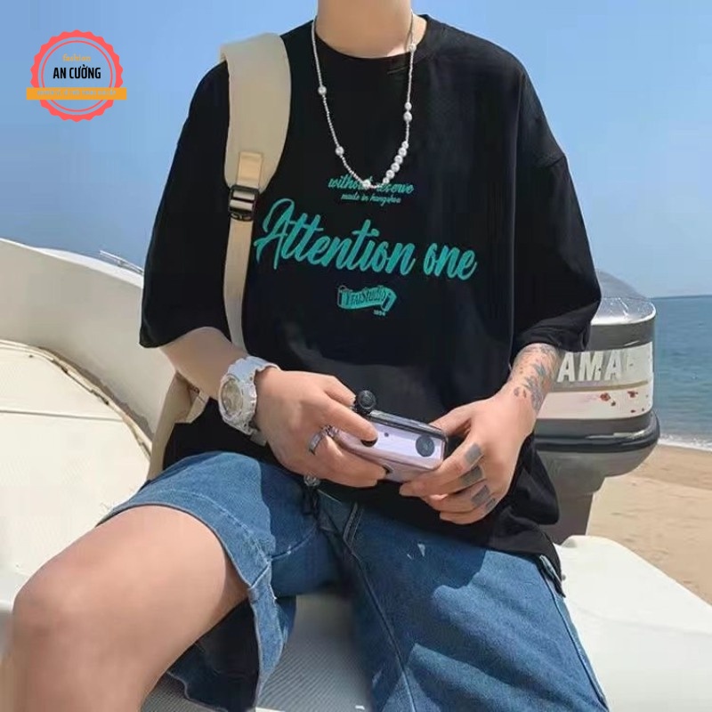 Áo thun nam, áo phông nam tay ngắn cổ tròn chất cottondày dặn thoáng mát ATN008 - An Cường Fashion